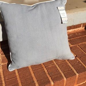 Reversible indoor outdoor pillow